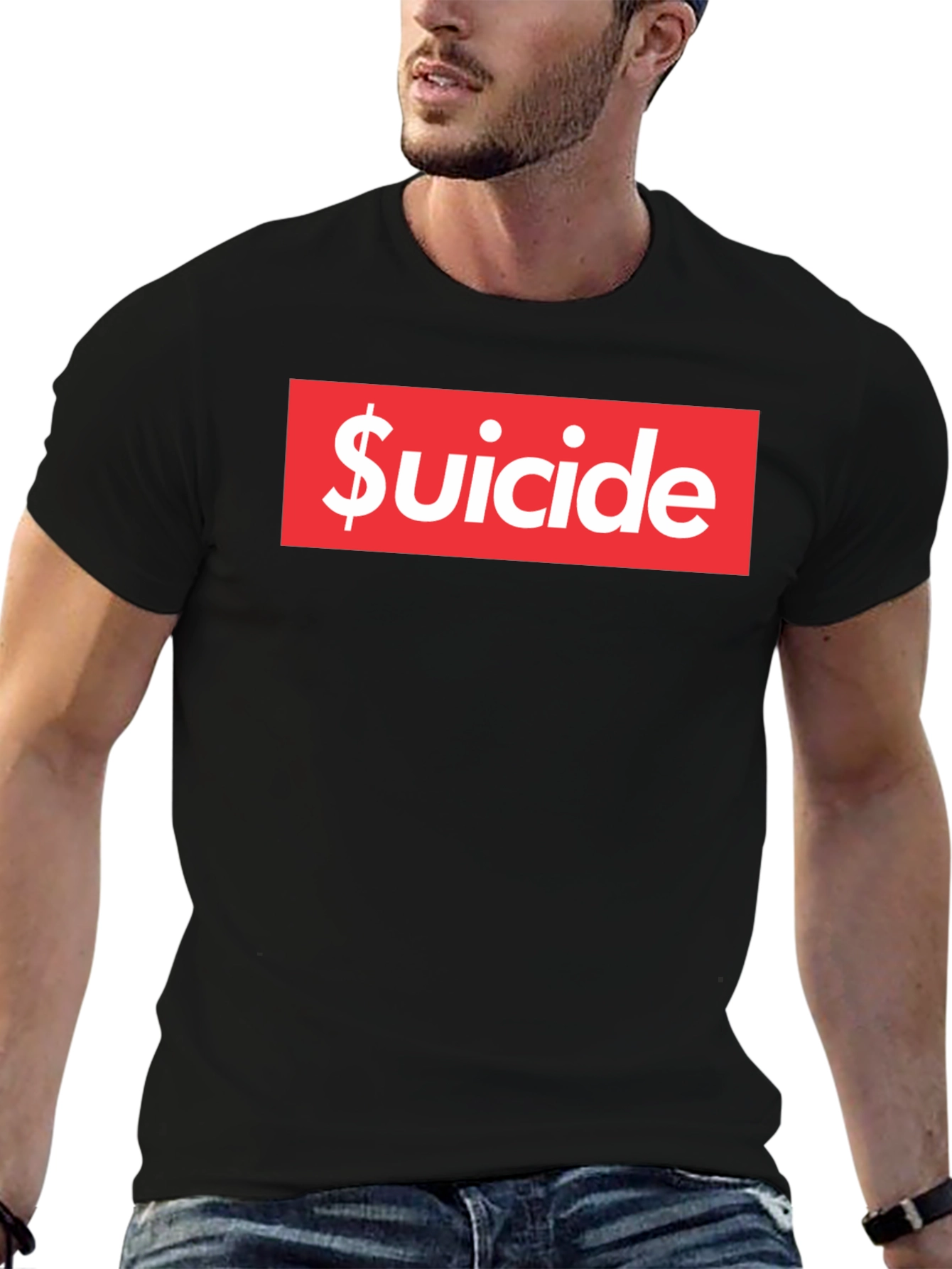 Suicide Graphic Tee - Red Box Logo