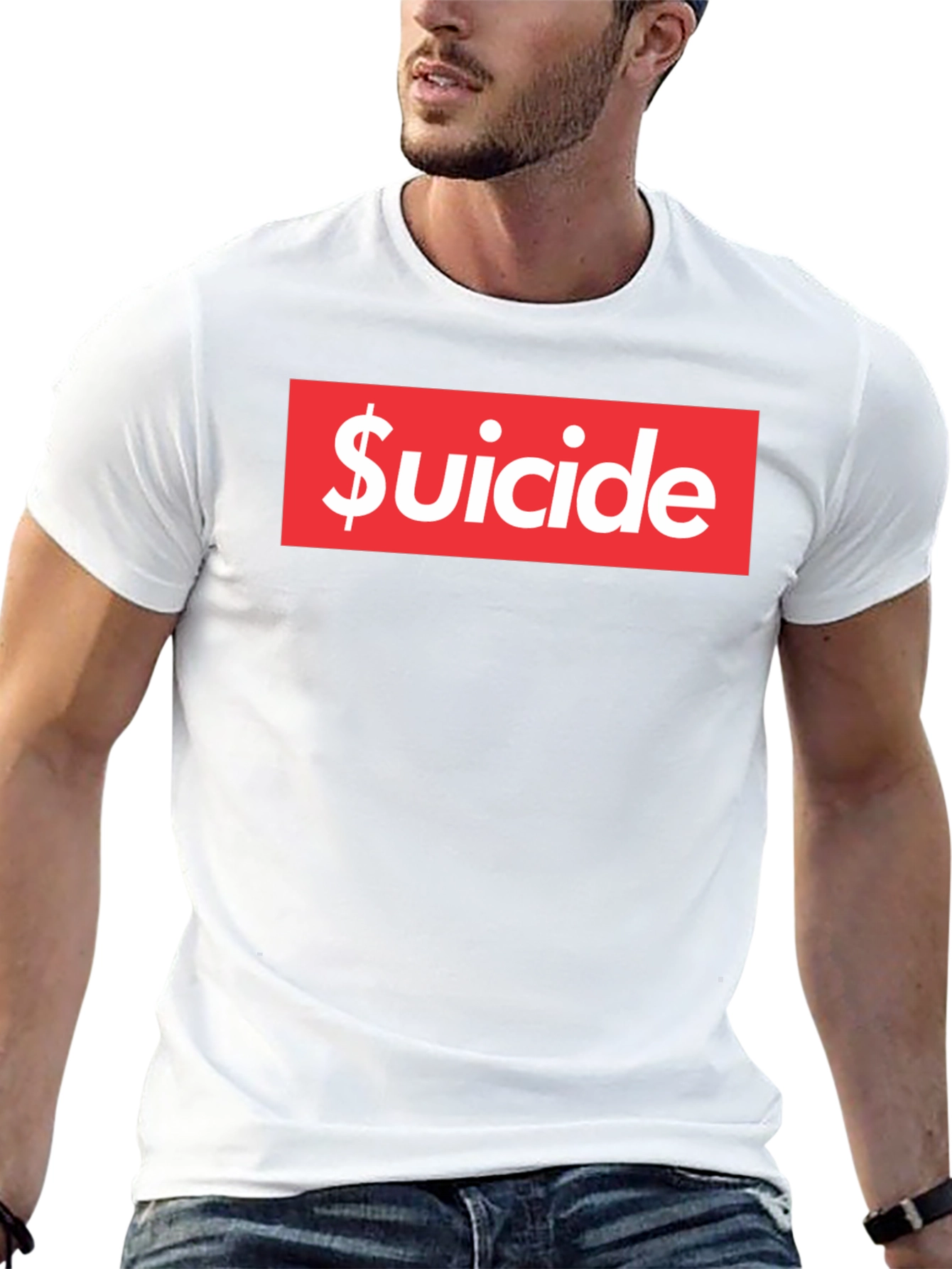 Suicide Graphic Tee - Red Box Logo