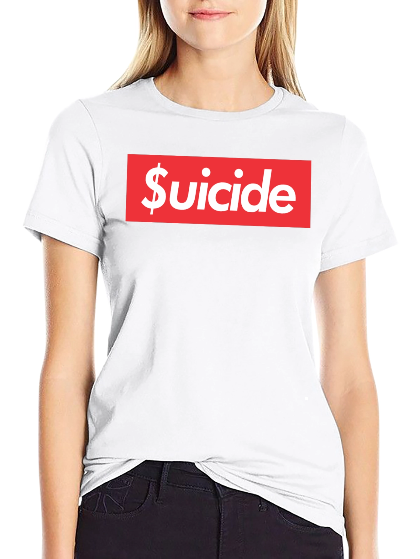 Suicide Graphic Tee - Red Box Logo