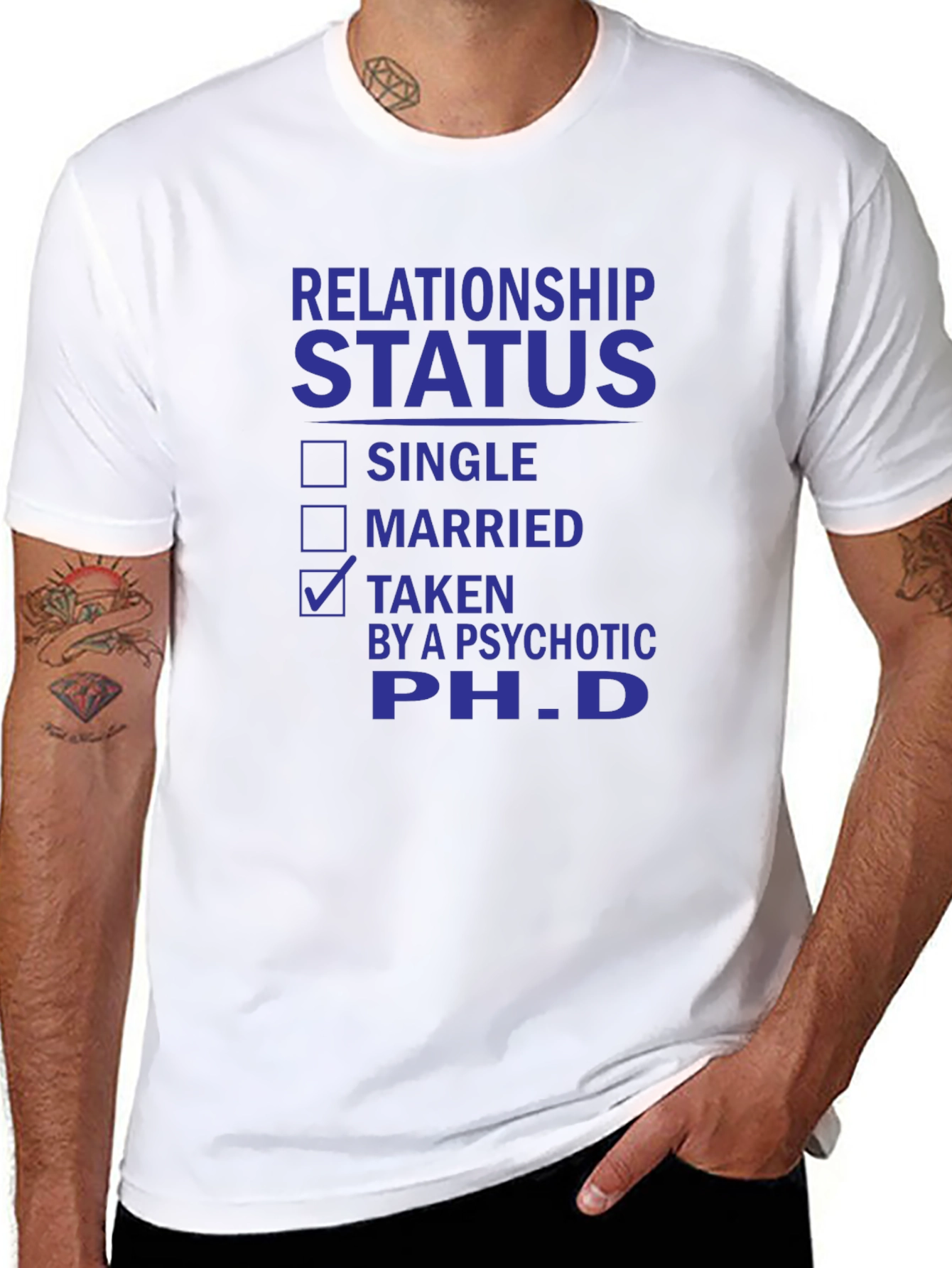 Relationship Status Taken PhD T-Shirt
