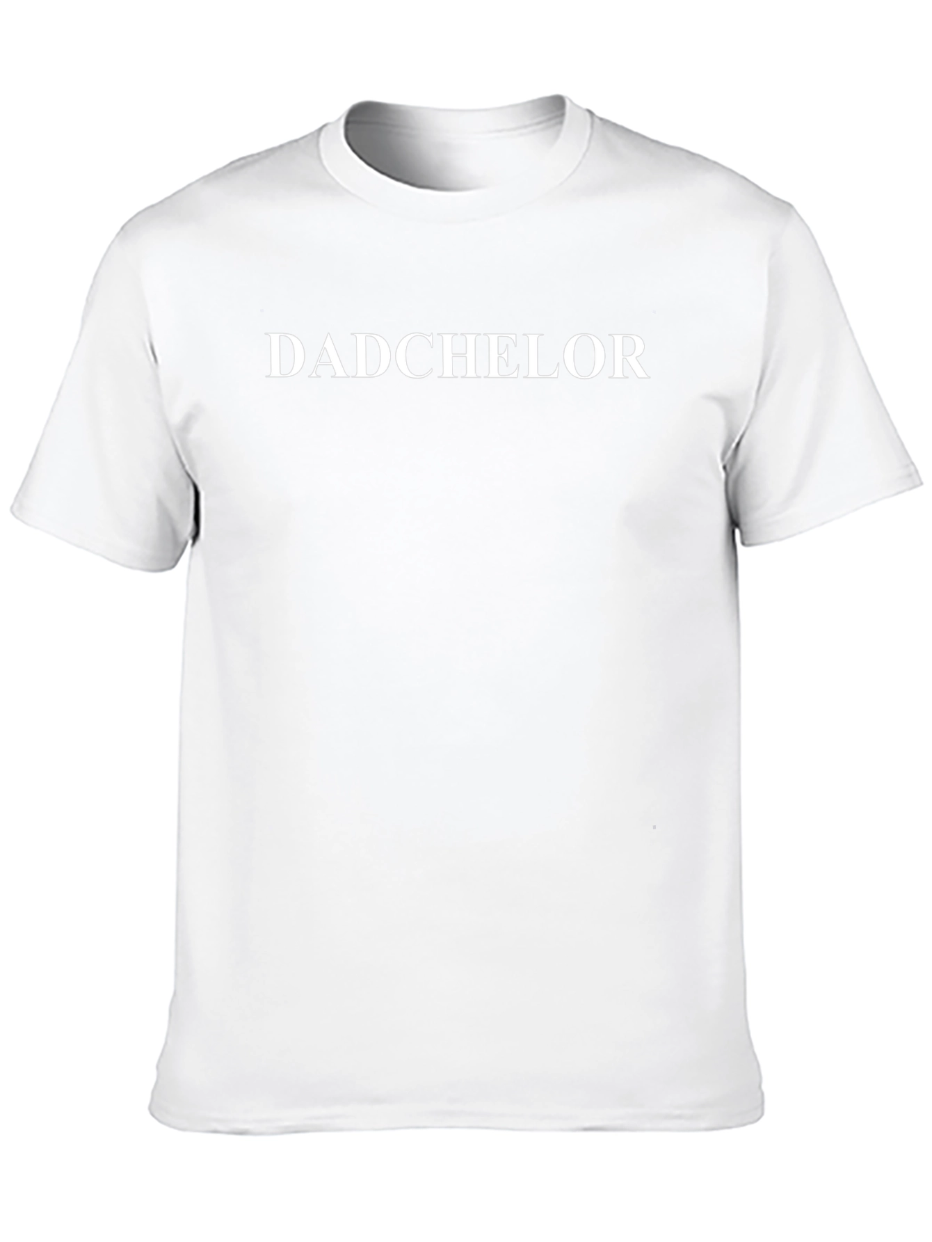 Dadchelor Graphic Tee - Black Cotton Blend