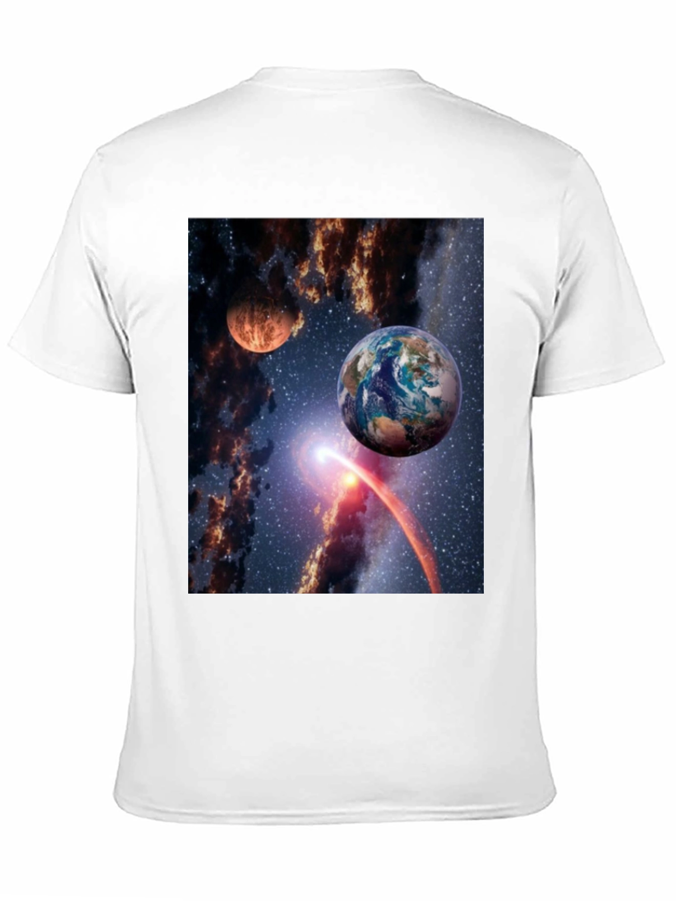 Cosmic T-Shirt: Planets in Space Graphic Tee
