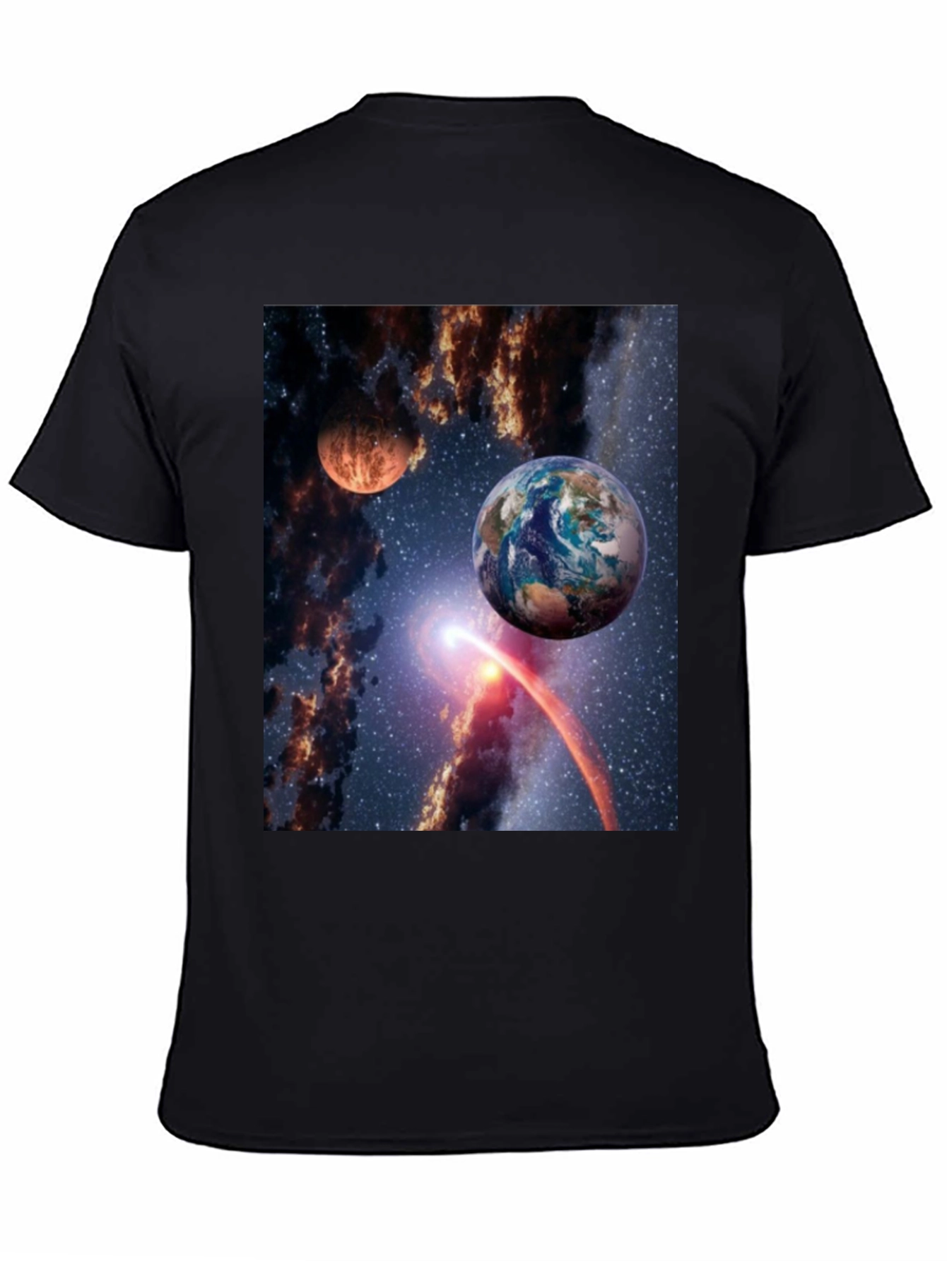Cosmic T-Shirt: Planets in Space Graphic Tee