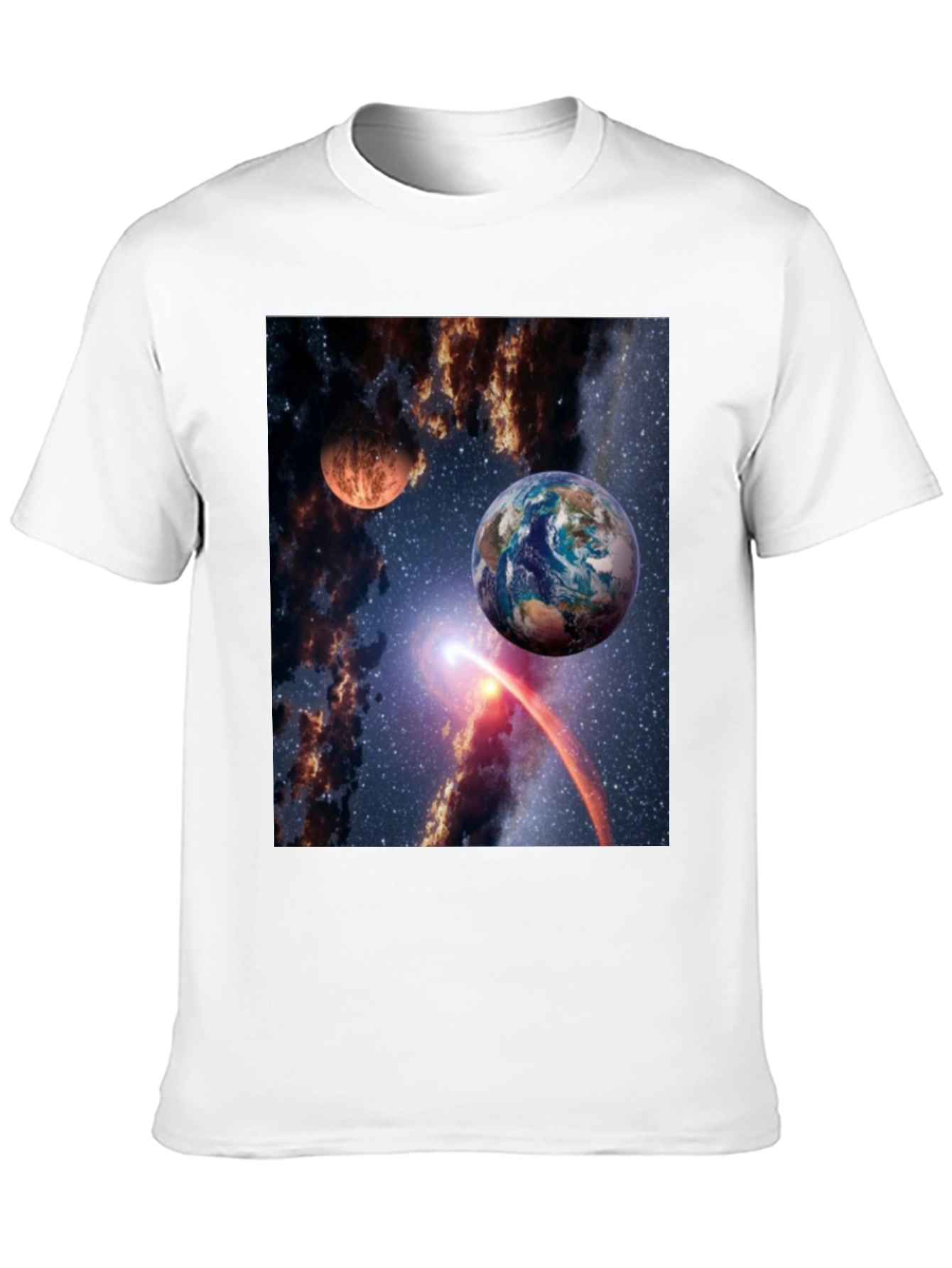 Cosmic T-Shirt: Planets in Space Graphic Tee