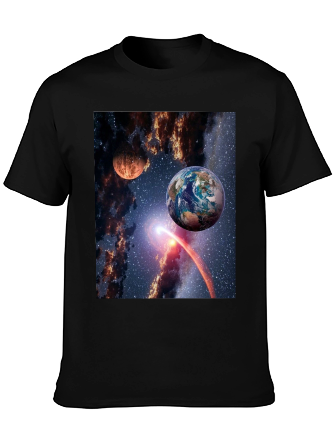 Cosmic T-Shirt: Planets in Space Graphic Tee