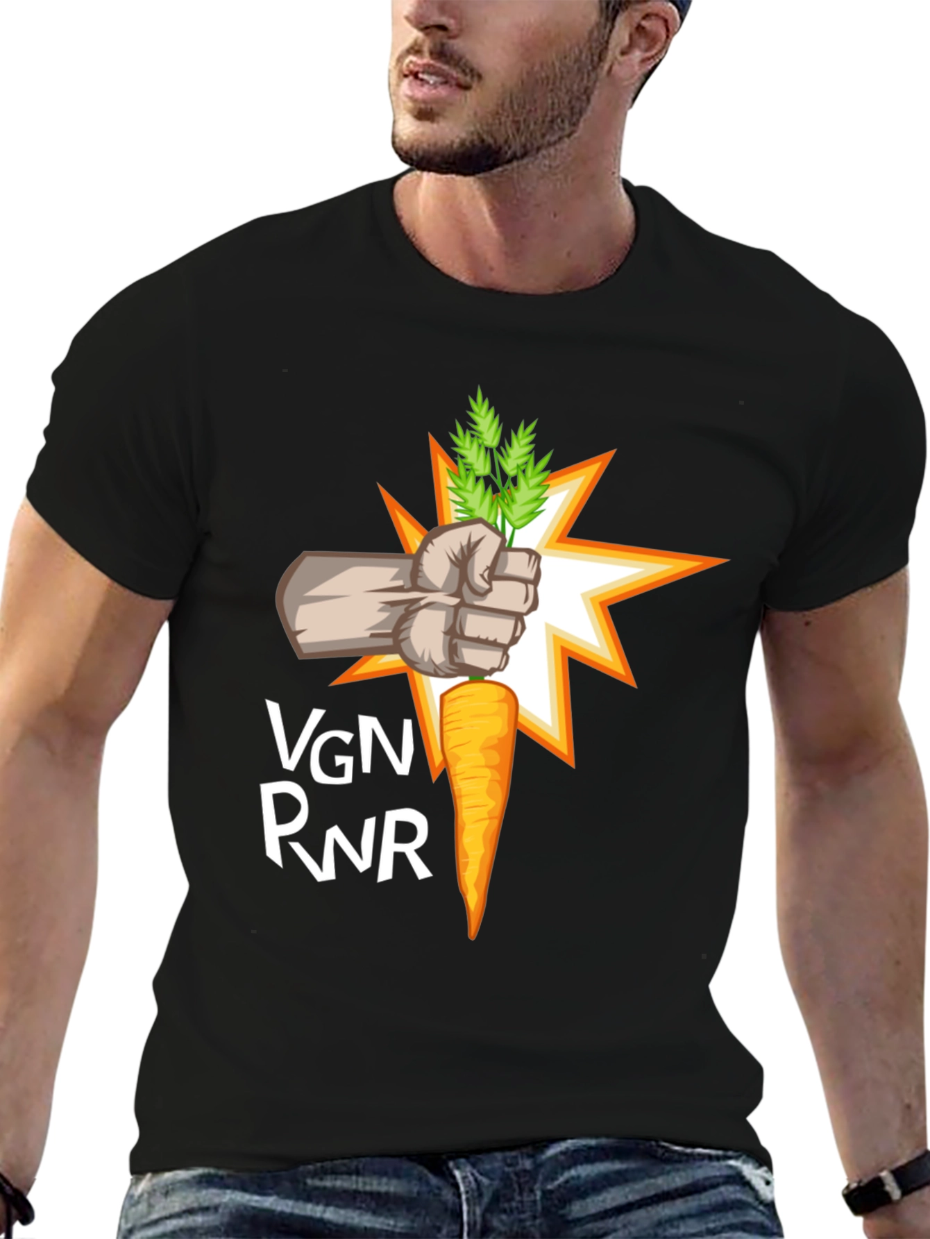 VGN PWR Carrot Graphic Tee