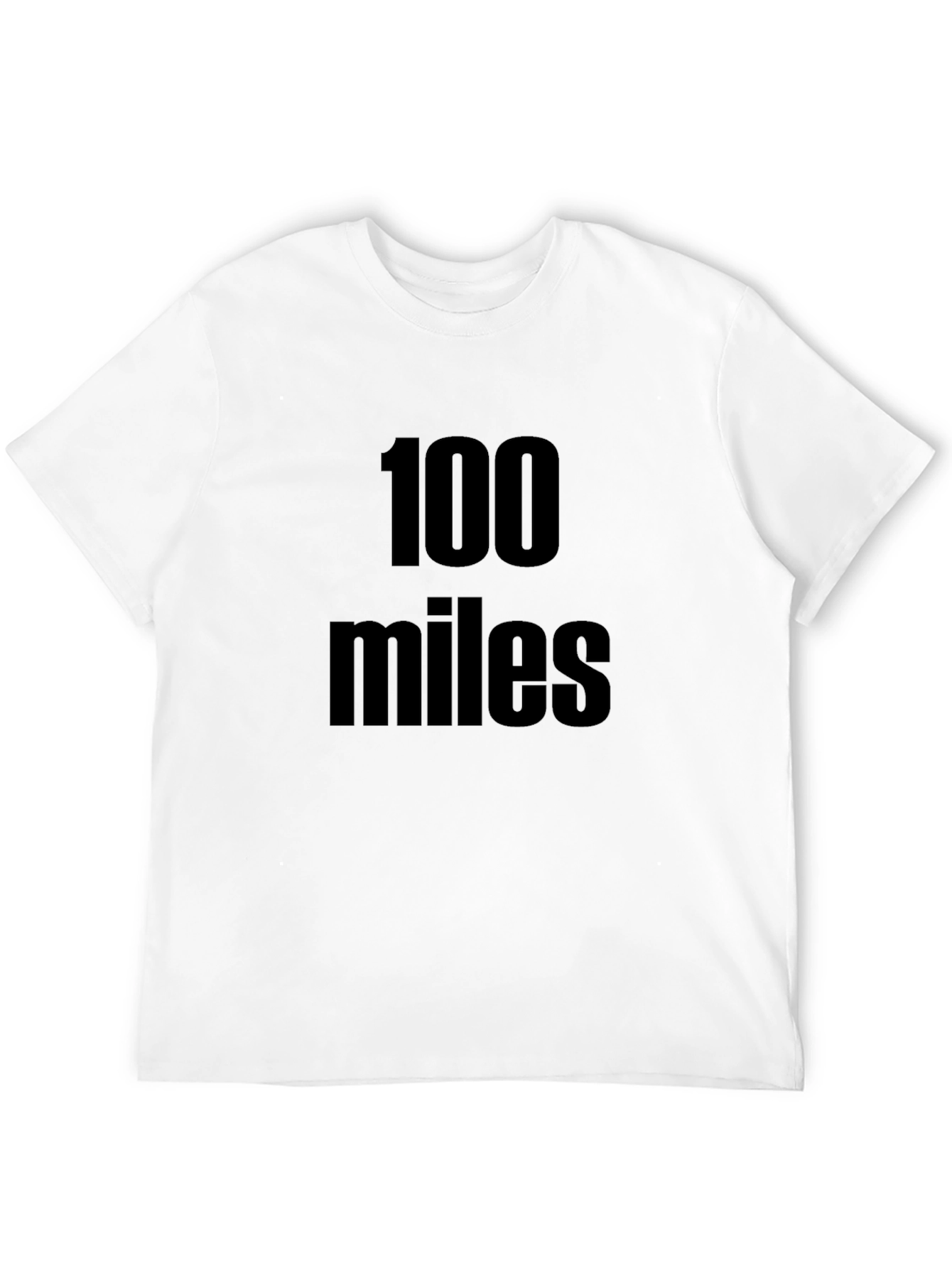 100 Miles Black Graphic Tee