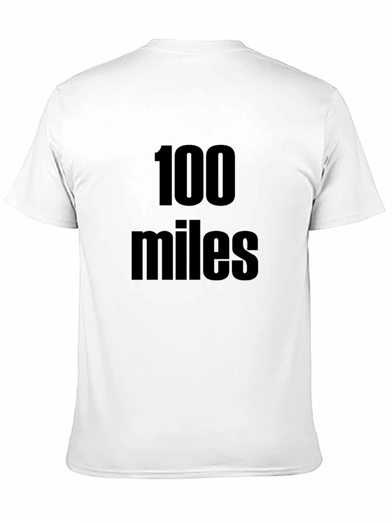 100 Miles Black Graphic Tee