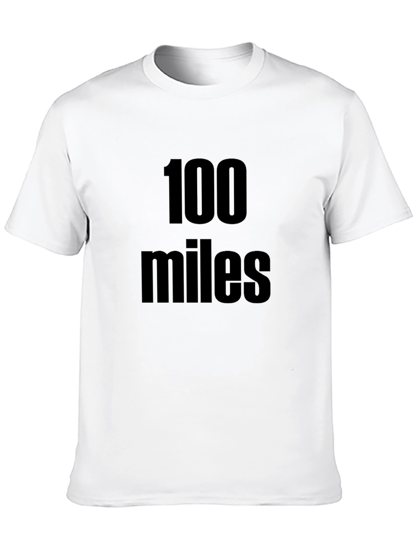100 Miles Black Graphic Tee