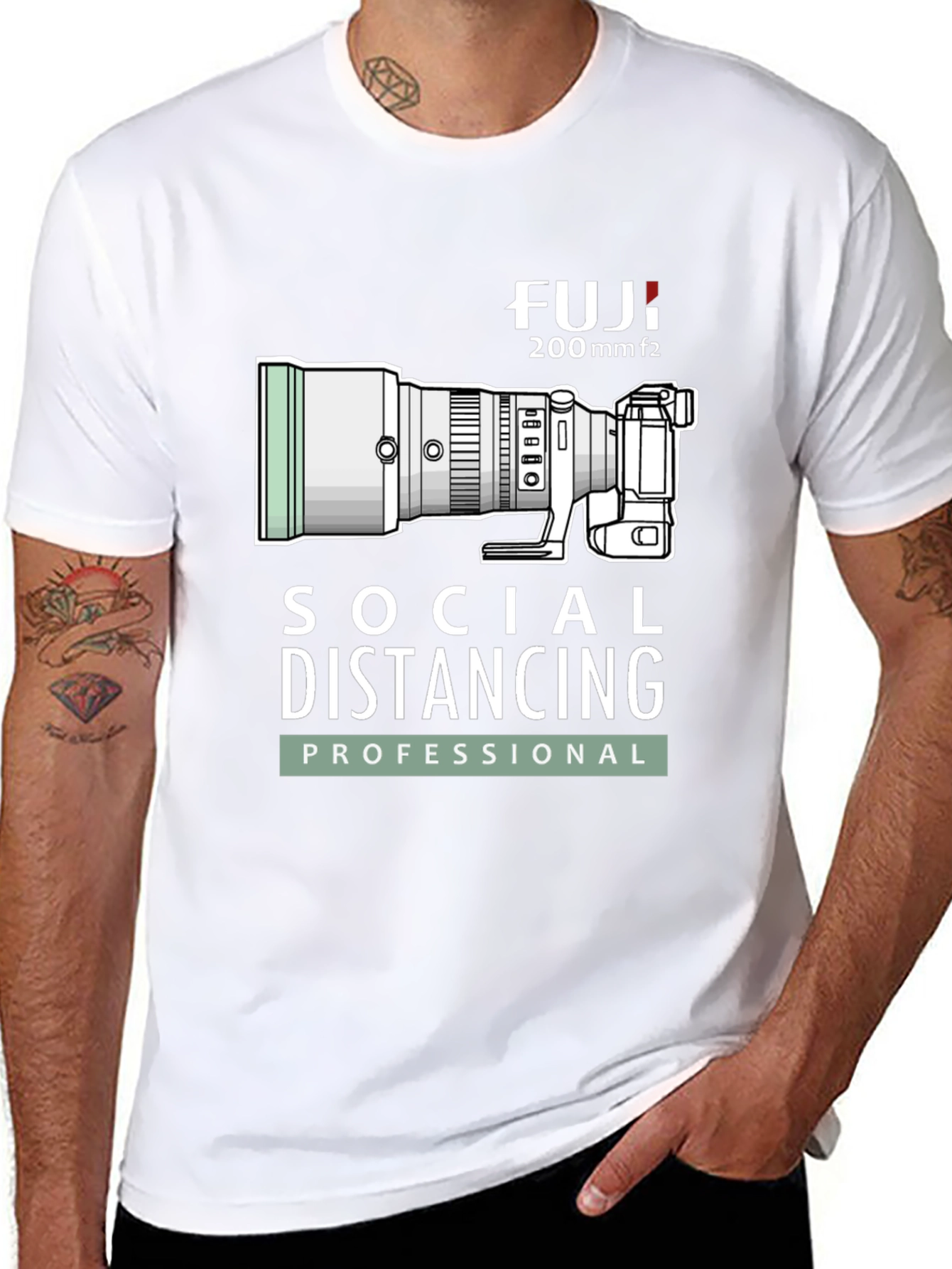 Social Distancing Professional Photographer T-Shirt
