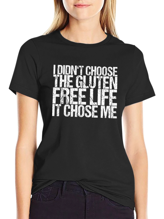 Gluten Free Life Black Graphic T-Shirt