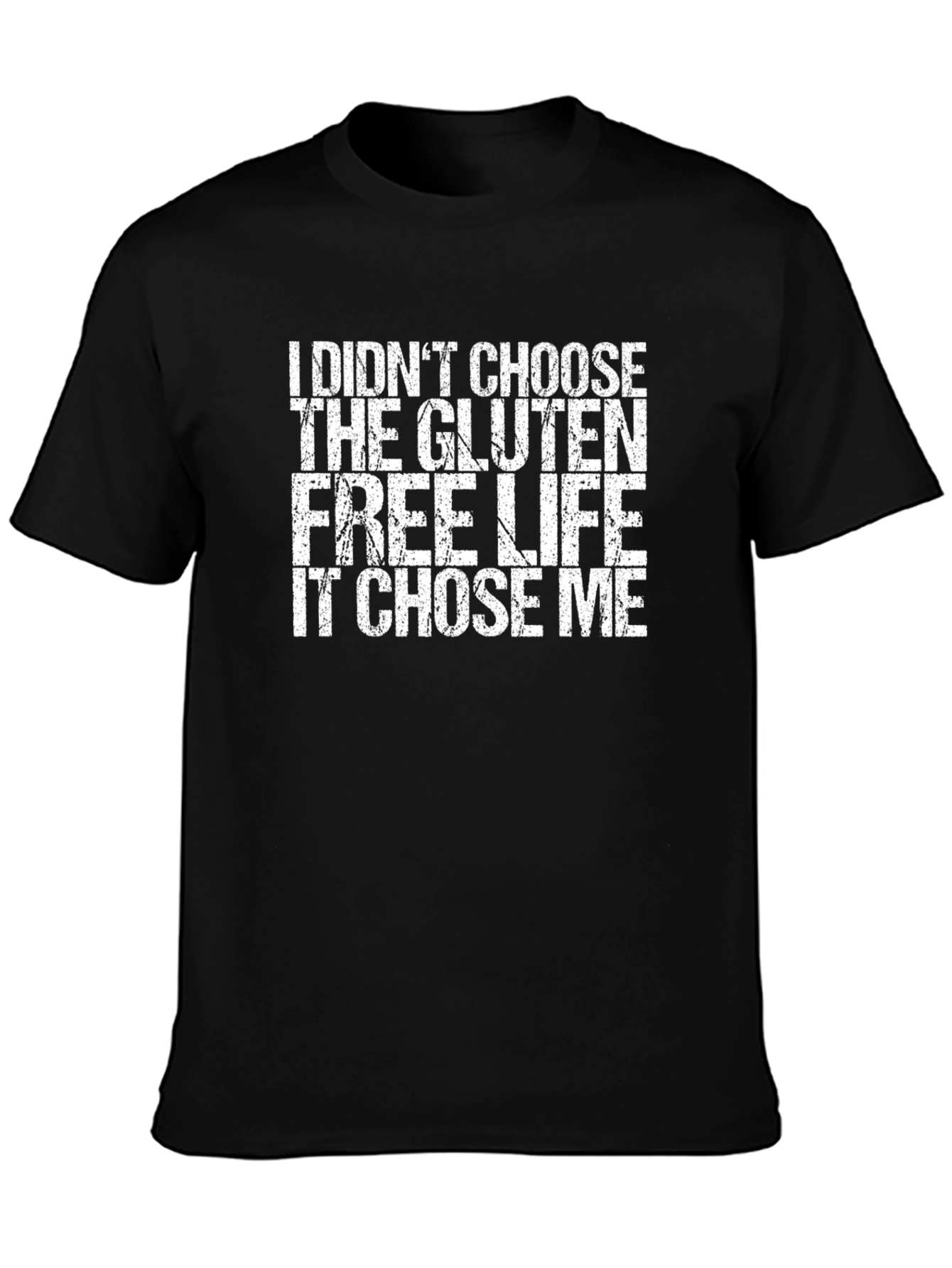 Gluten Free Life Black Graphic T-Shirt
