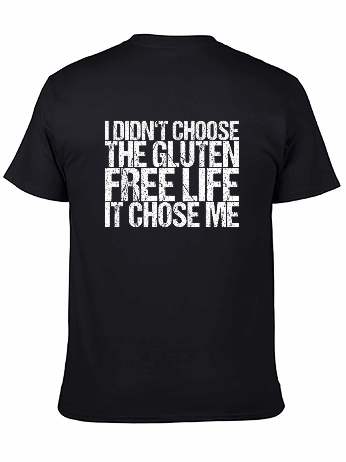 Gluten Free Life Black Graphic T-Shirt