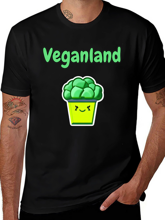 Veganland T-Shirt: Fun Vegan Graphic Tee