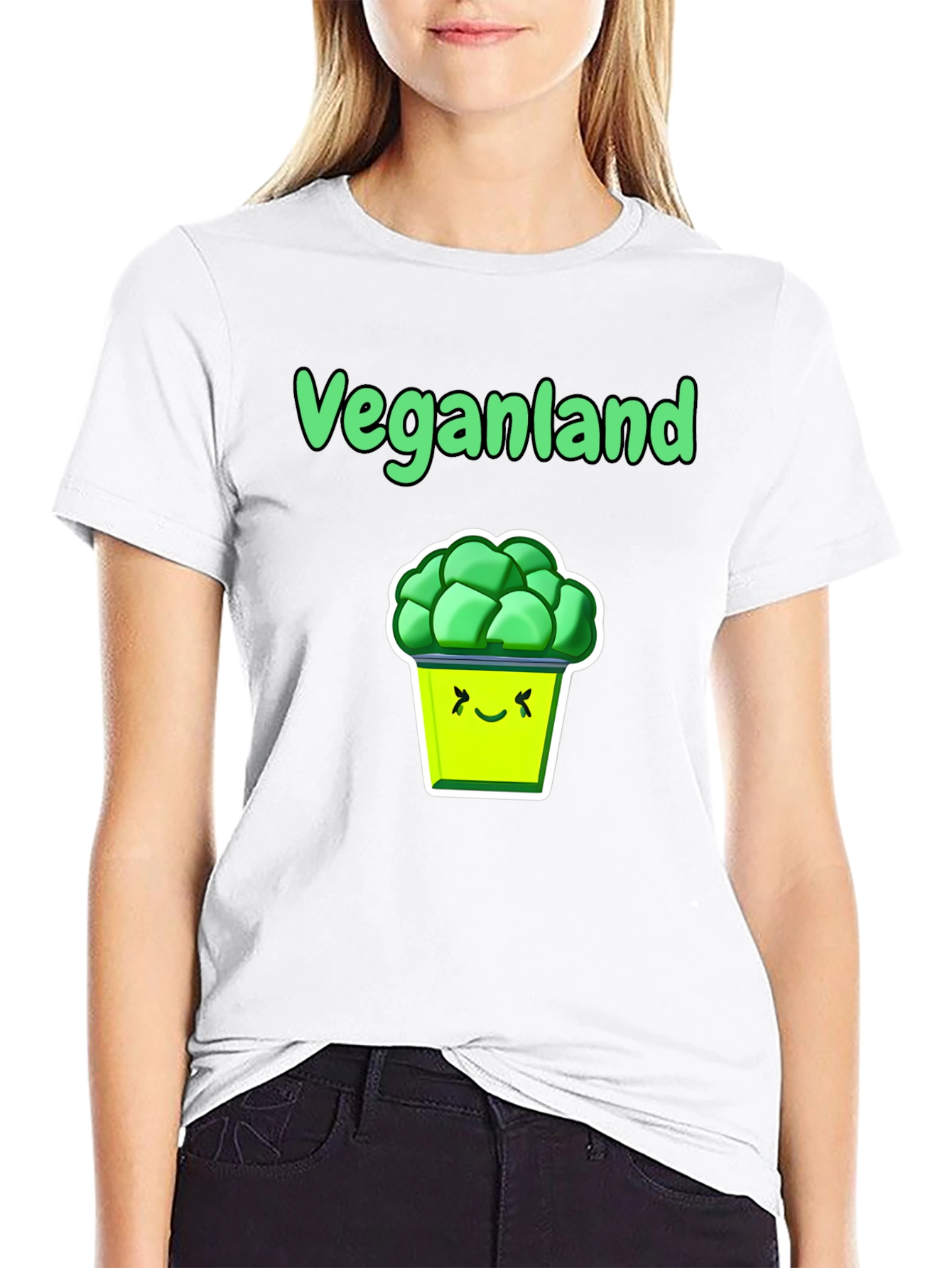 Veganland T-Shirt: Fun Vegan Graphic Tee