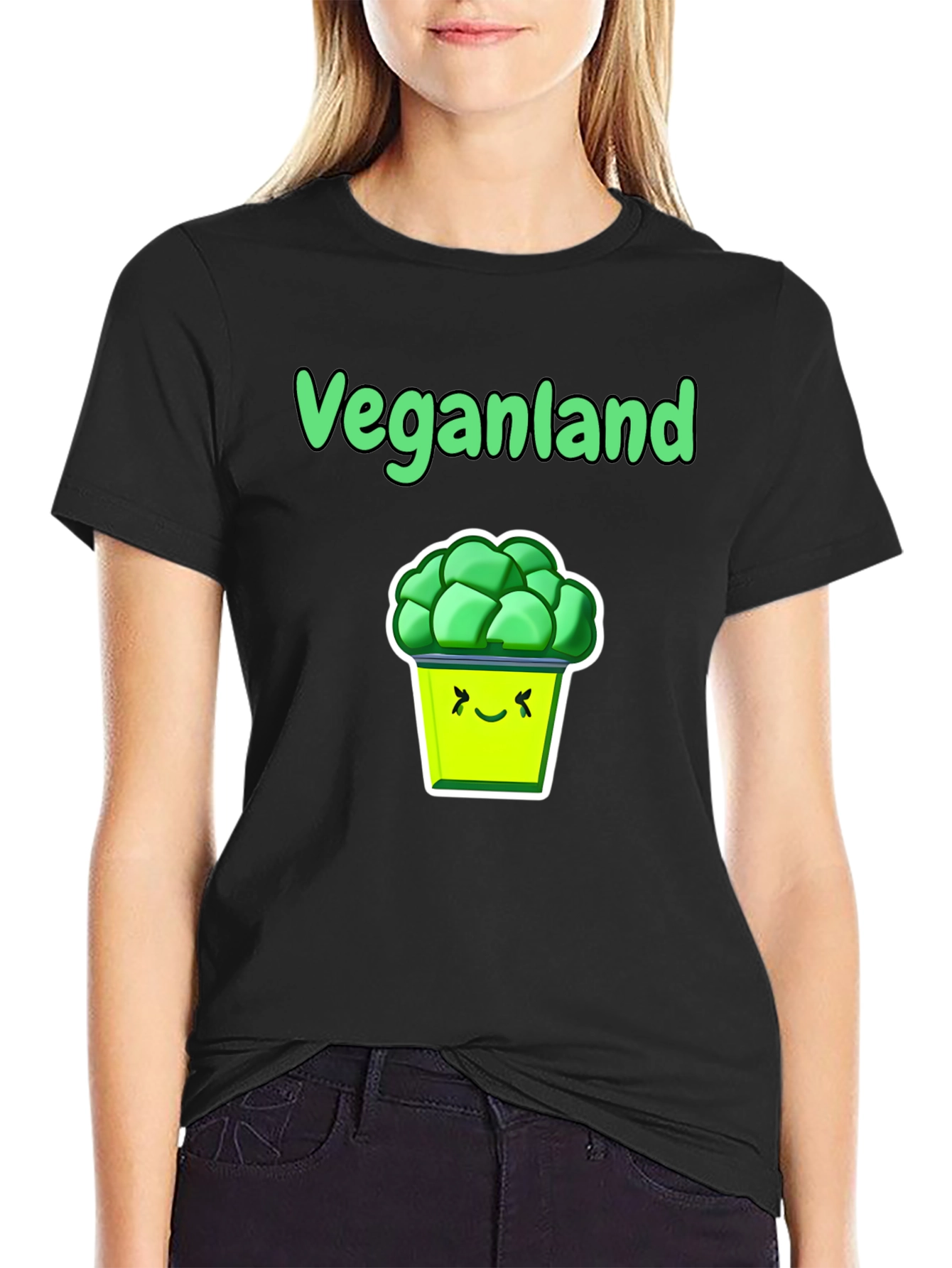 Veganland T-Shirt: Fun Vegan Graphic Tee