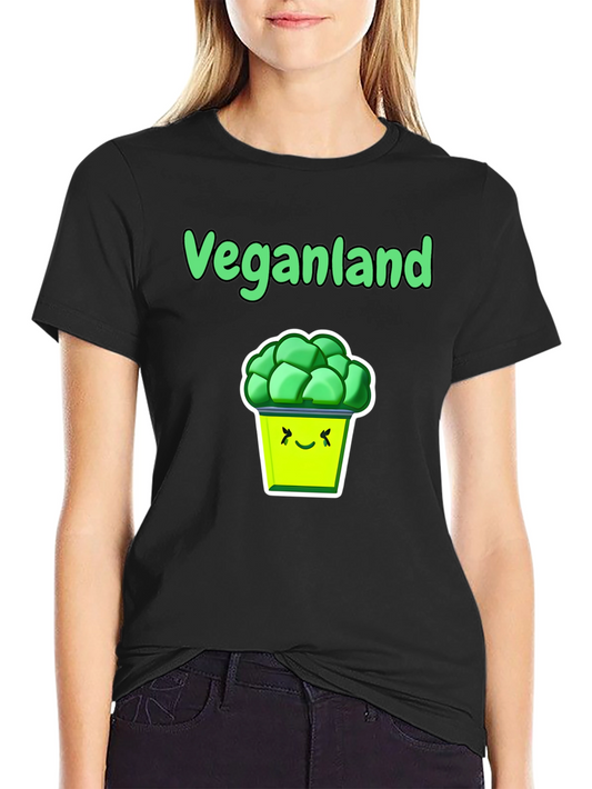 Veganland T-Shirt: Fun Vegan Graphic Tee
