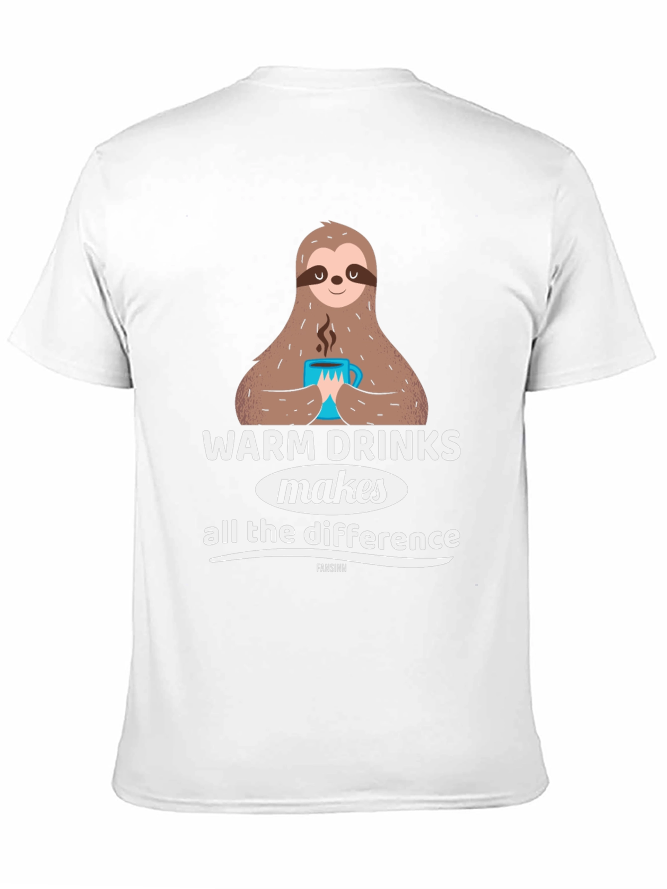 Warm Drinks Sloth Graphic Tee - Comfort First