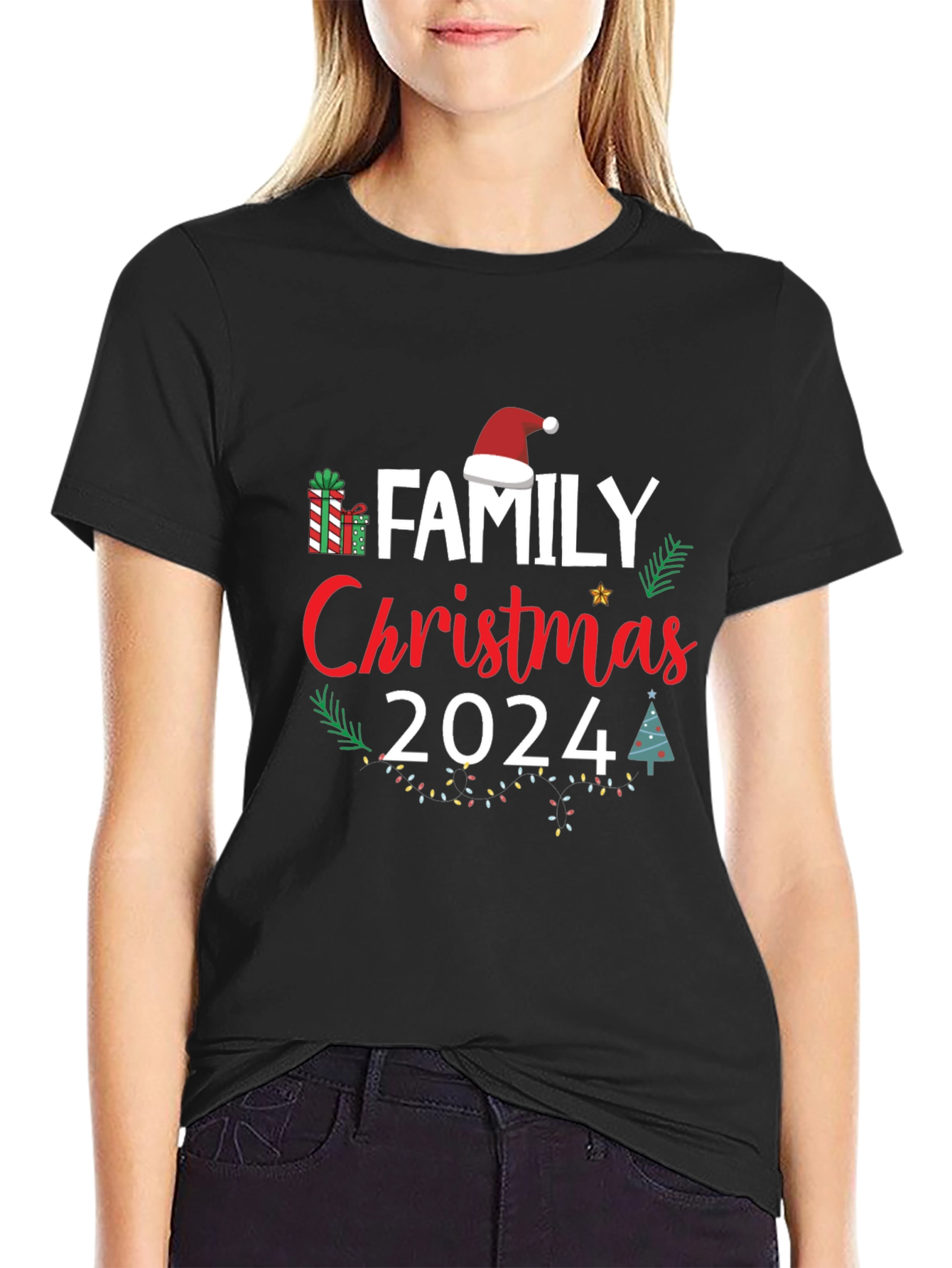 Family Christmas 2024 Graphic Tee