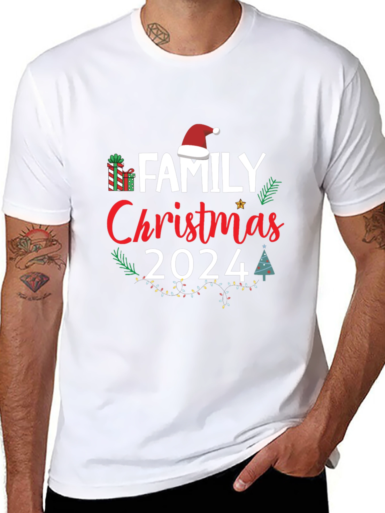 Family Christmas 2024 Graphic Tee