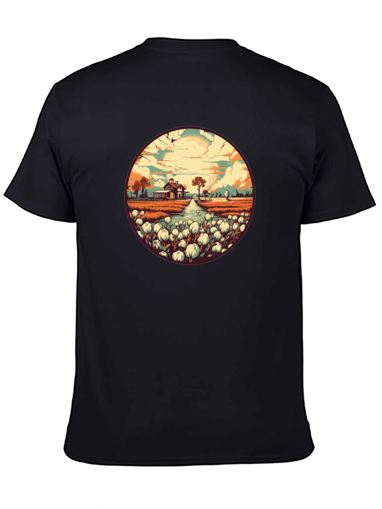 Cotton Field Graphic Tee - Stylish & Unique