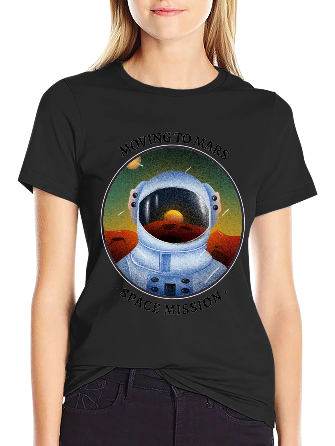 Moving to Mars Graphic T-Shirt - Space Mission