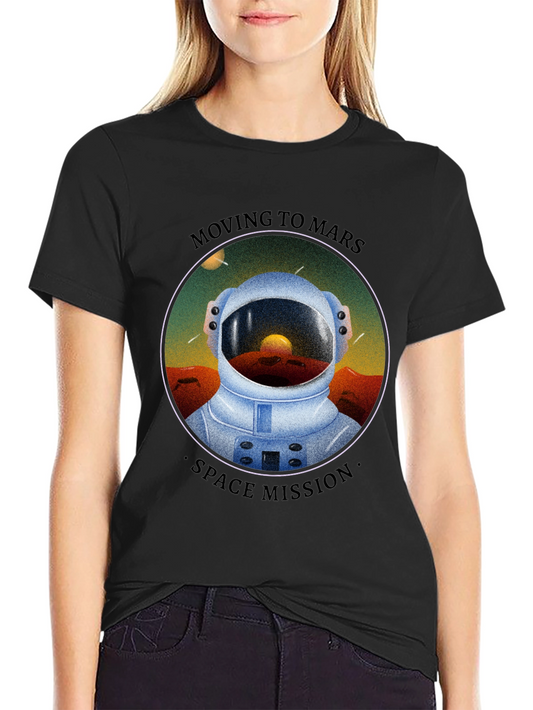 Moving to Mars Graphic T-Shirt - Space Mission