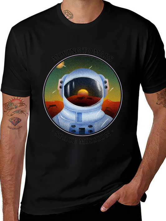 Moving to Mars Graphic T-Shirt - Space Mission