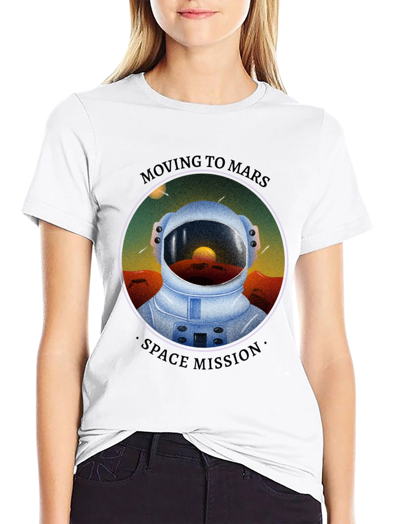 Moving to Mars Graphic T-Shirt - Space Mission
