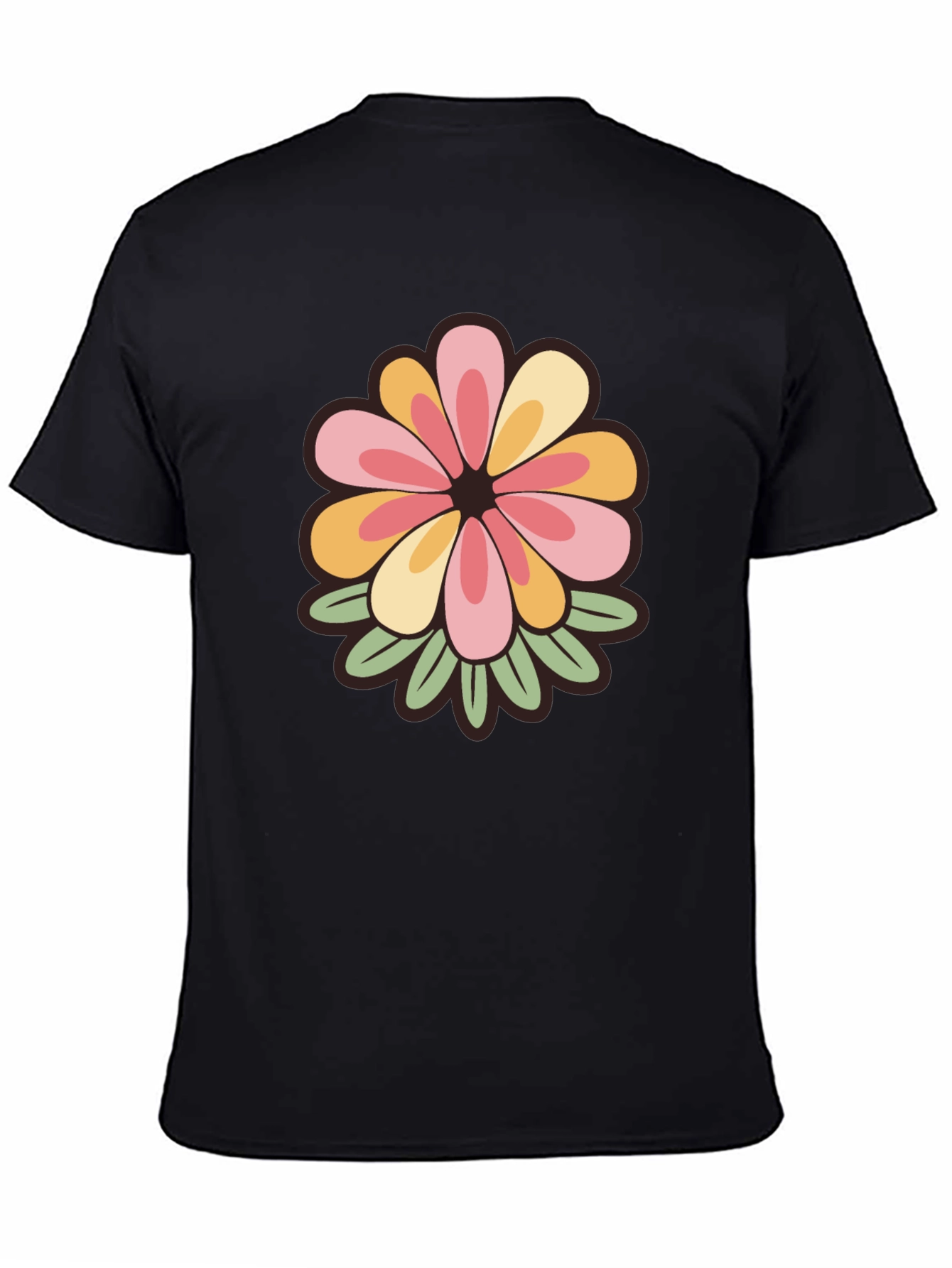 Retro Floral Tee - Stylish Comfort