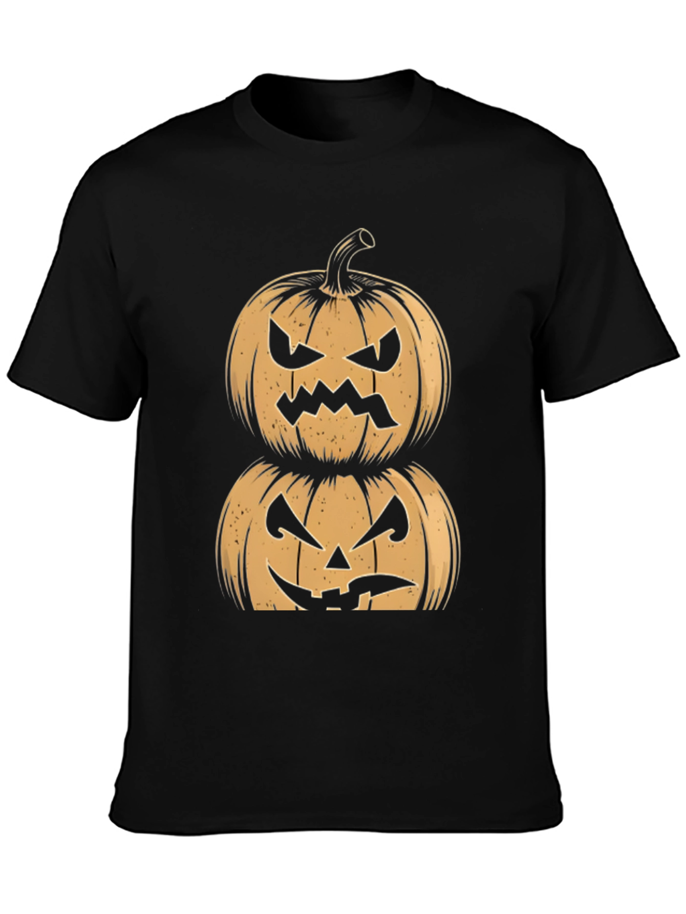 Stacked Pumpkin Halloween T-Shirt