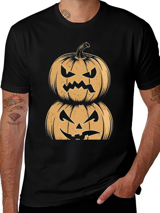 Stacked Pumpkin Halloween T-Shirt