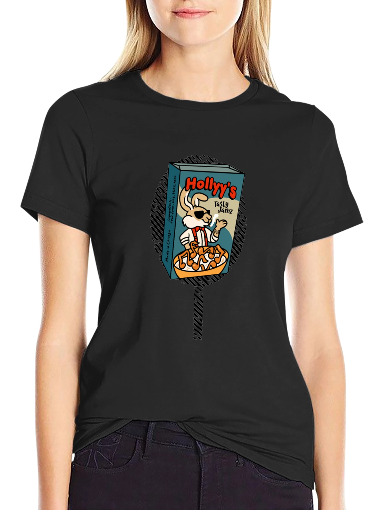 Cool Rabbit T-Shirt - Hollys Tasty Jamz