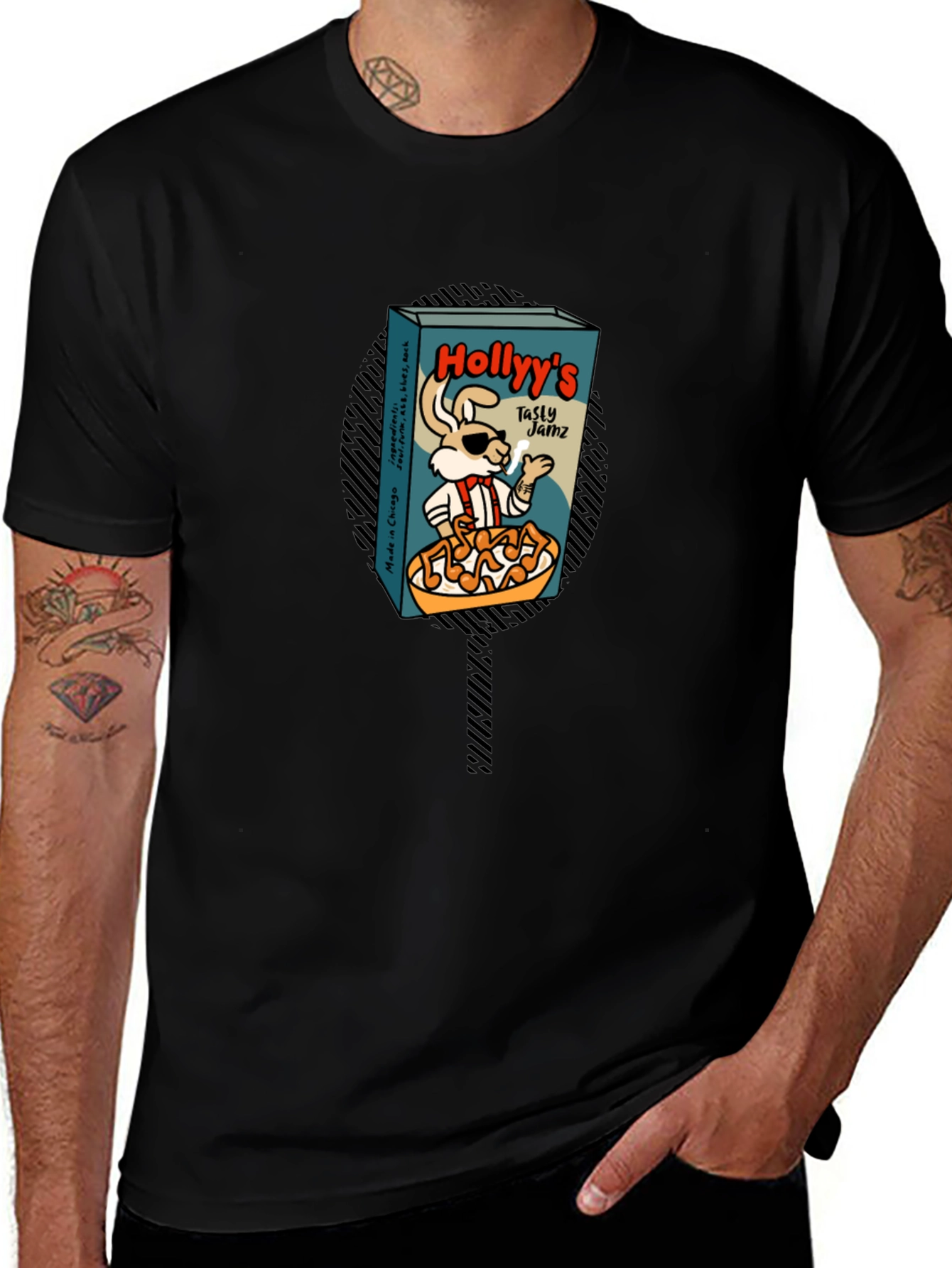 Cool Rabbit T-Shirt - Hollys Tasty Jamz