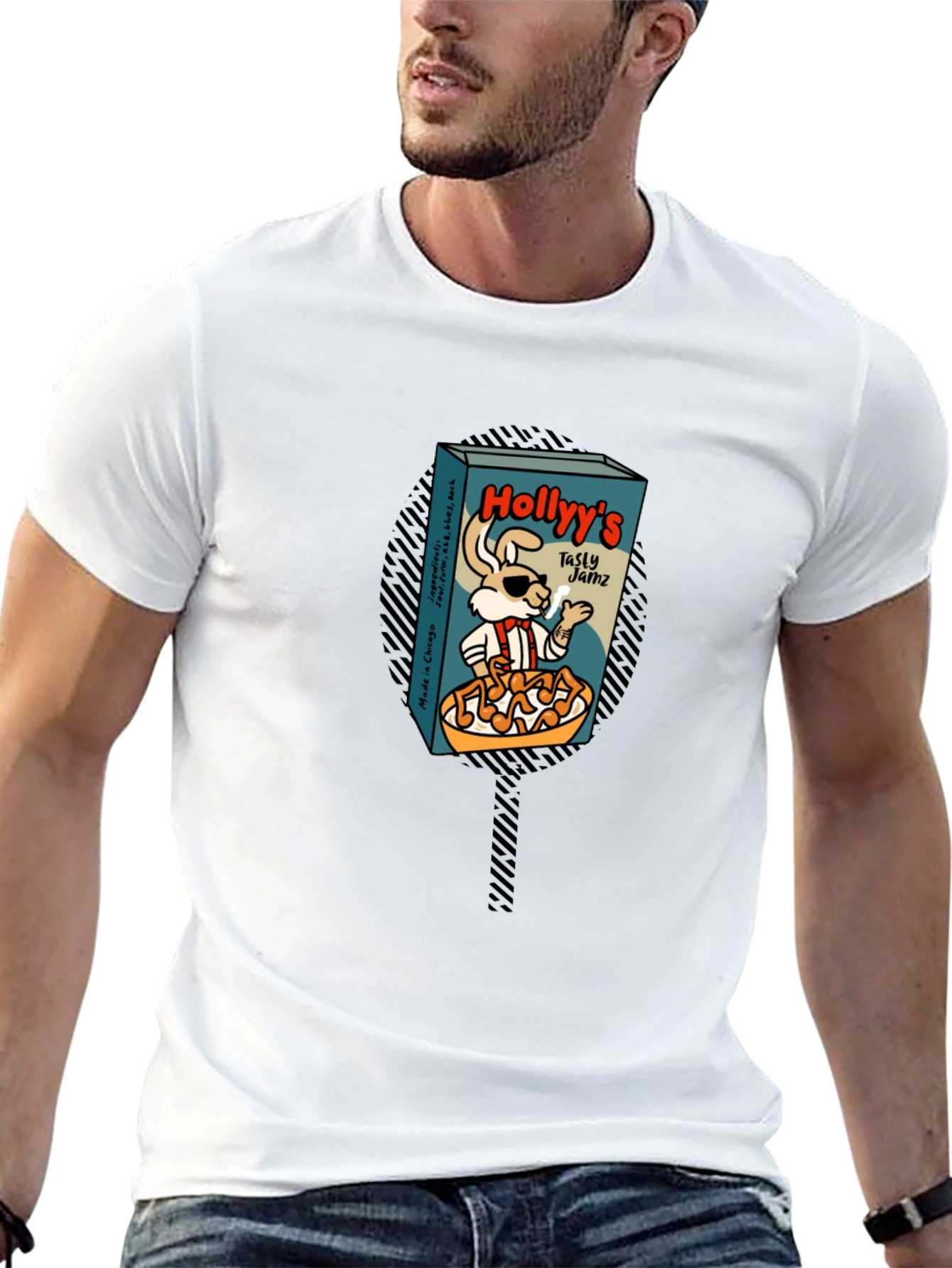 Cool Rabbit T-Shirt - Hollys Tasty Jamz