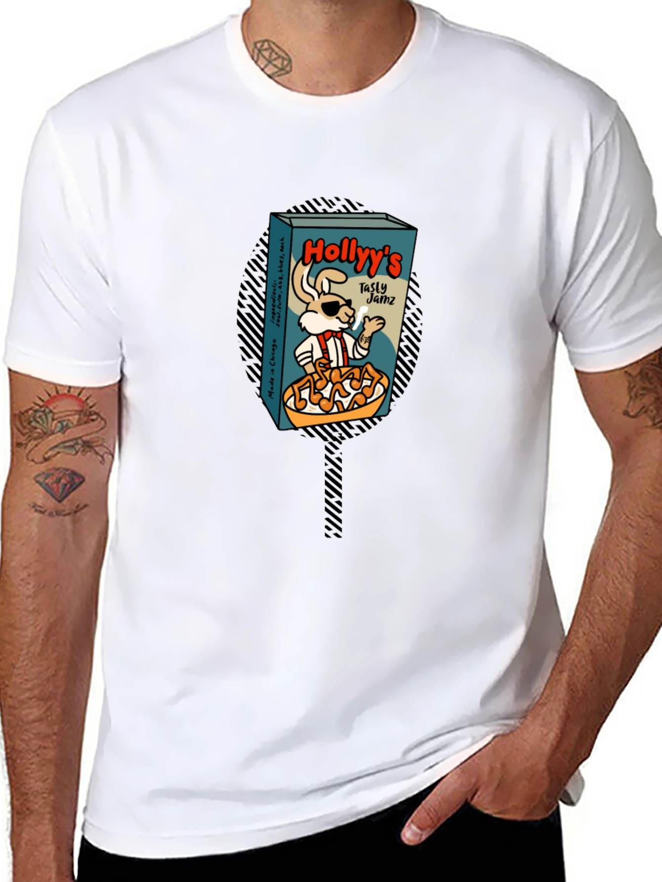 Cool Rabbit T-Shirt - Hollys Tasty Jamz