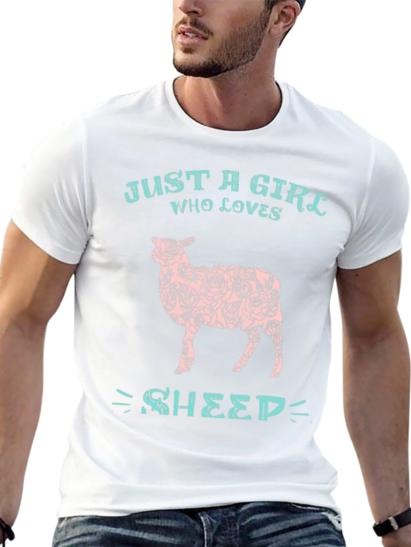Just a Girl Who Loves Sheep T-Shirt