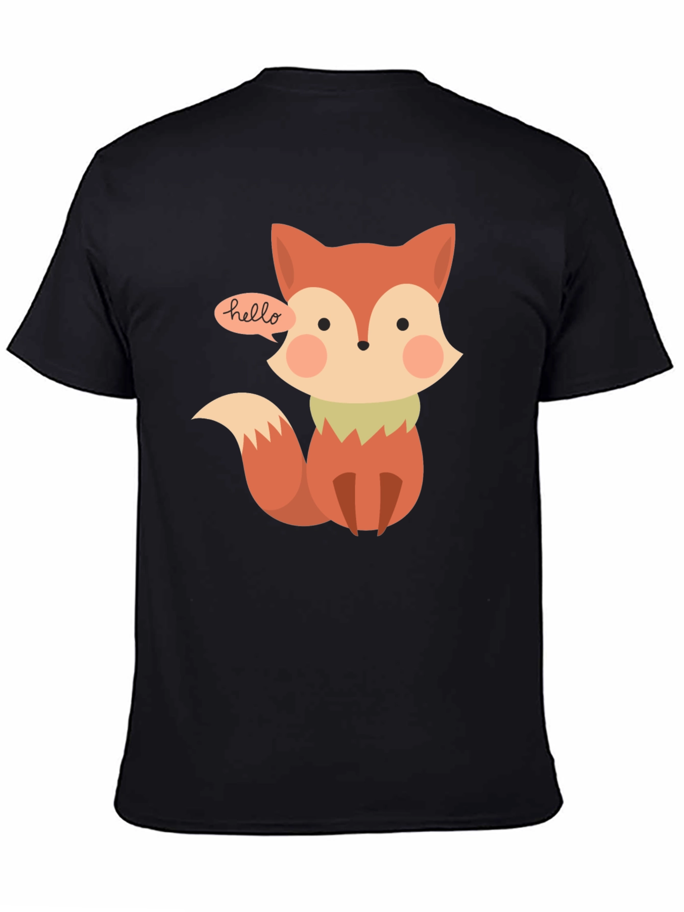 Cute Fox T-Shirt - Hello Graphic Tee