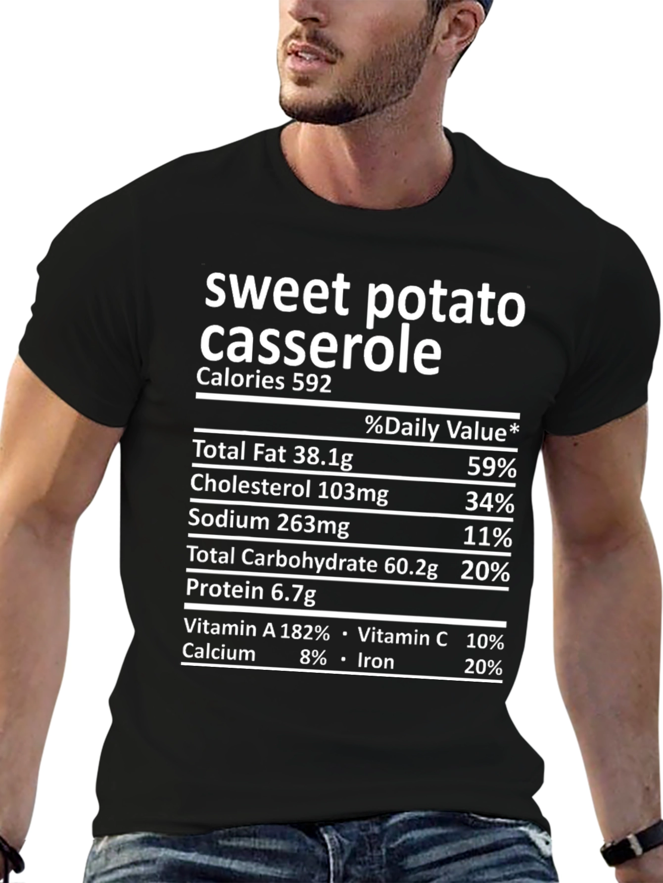Sweet Potato Casserole Nutrition Facts T-Shirt