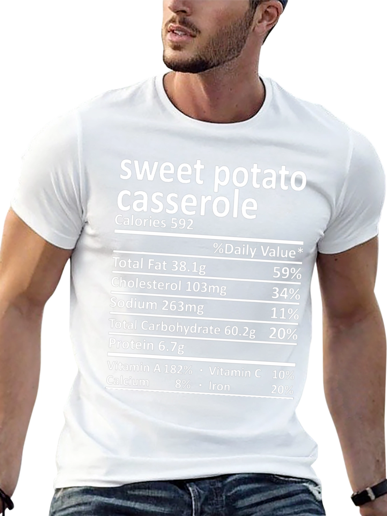 Sweet Potato Casserole Nutrition Facts T-Shirt