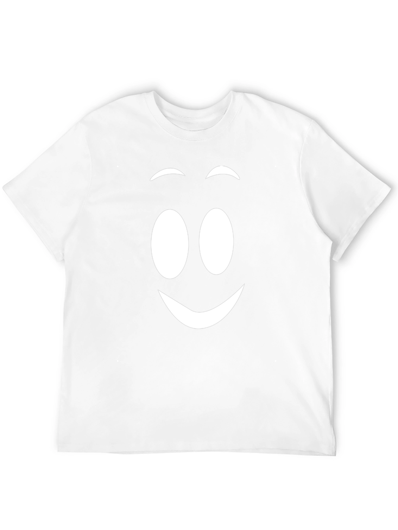 Smiley Face Graphic Tee - Casual Comfort