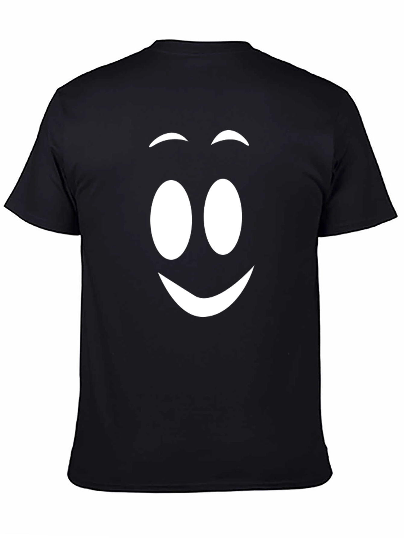 Smiley Face Graphic Tee - Casual Comfort