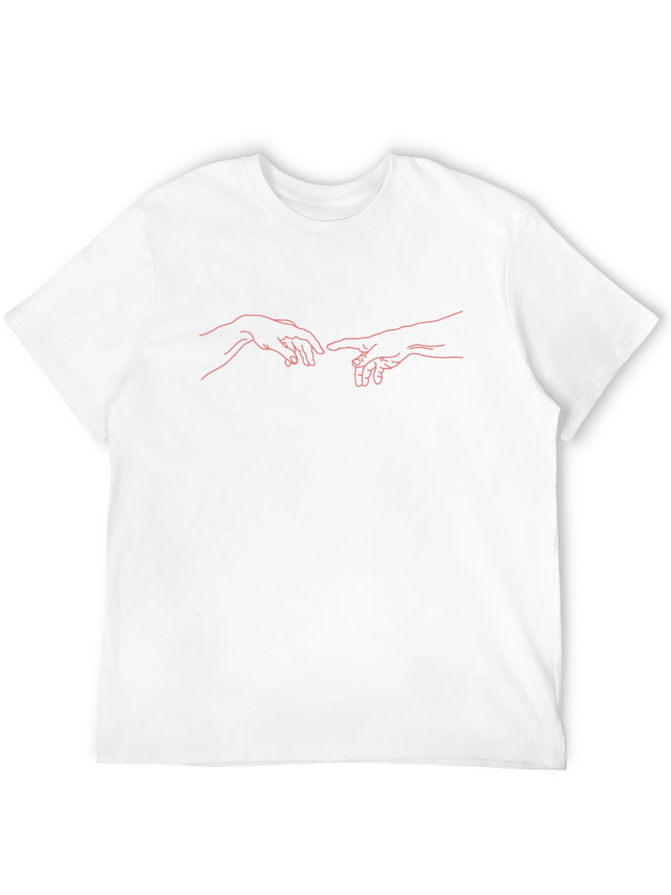 Creation of Adam T-Shirt - Black Line Art Tee