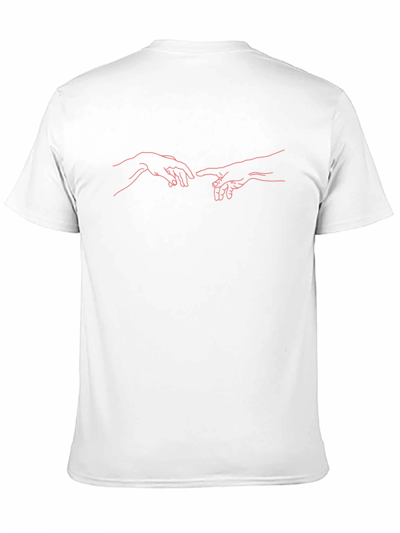 Creation of Adam T-Shirt - Black Line Art Tee