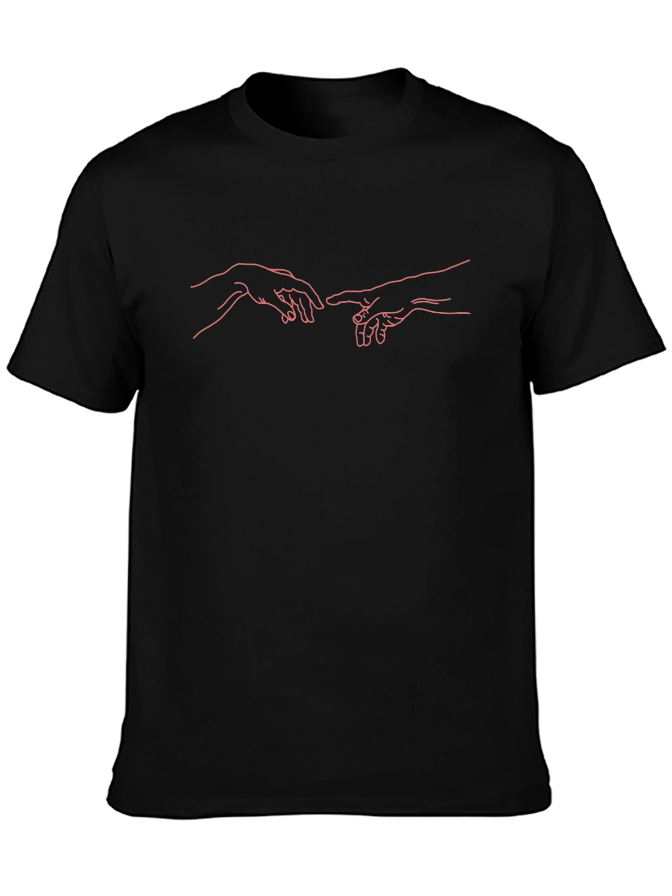Creation of Adam T-Shirt - Black Line Art Tee