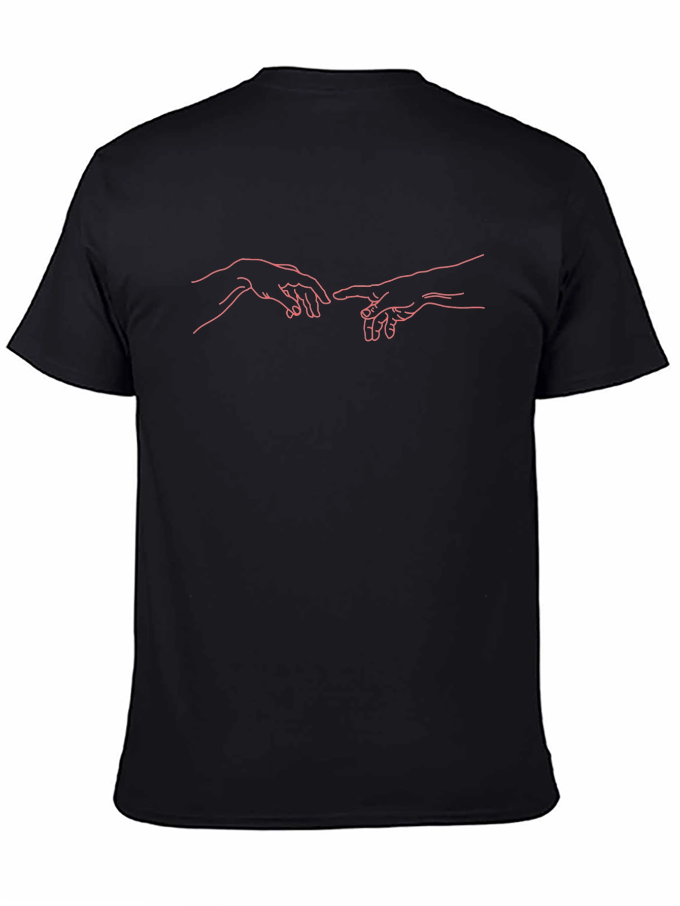 Creation of Adam T-Shirt - Black Line Art Tee