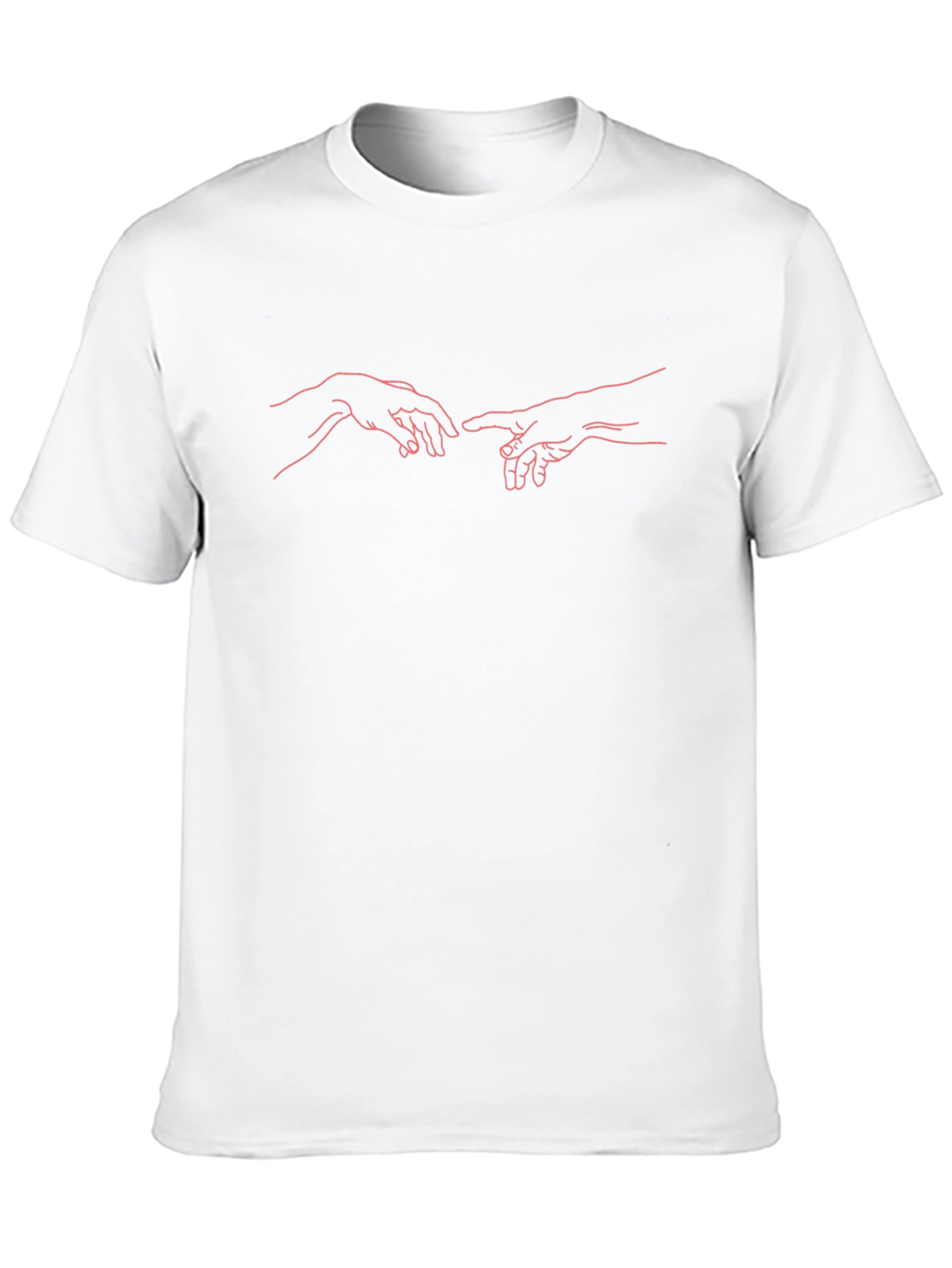 Creation of Adam T-Shirt - Black Line Art Tee