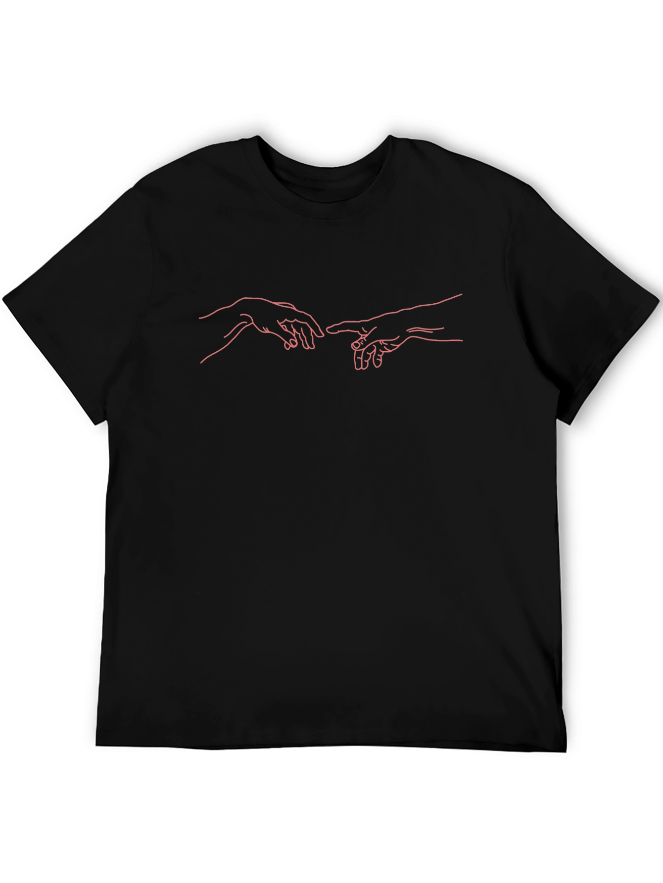 Creation of Adam T-Shirt - Black Line Art Tee