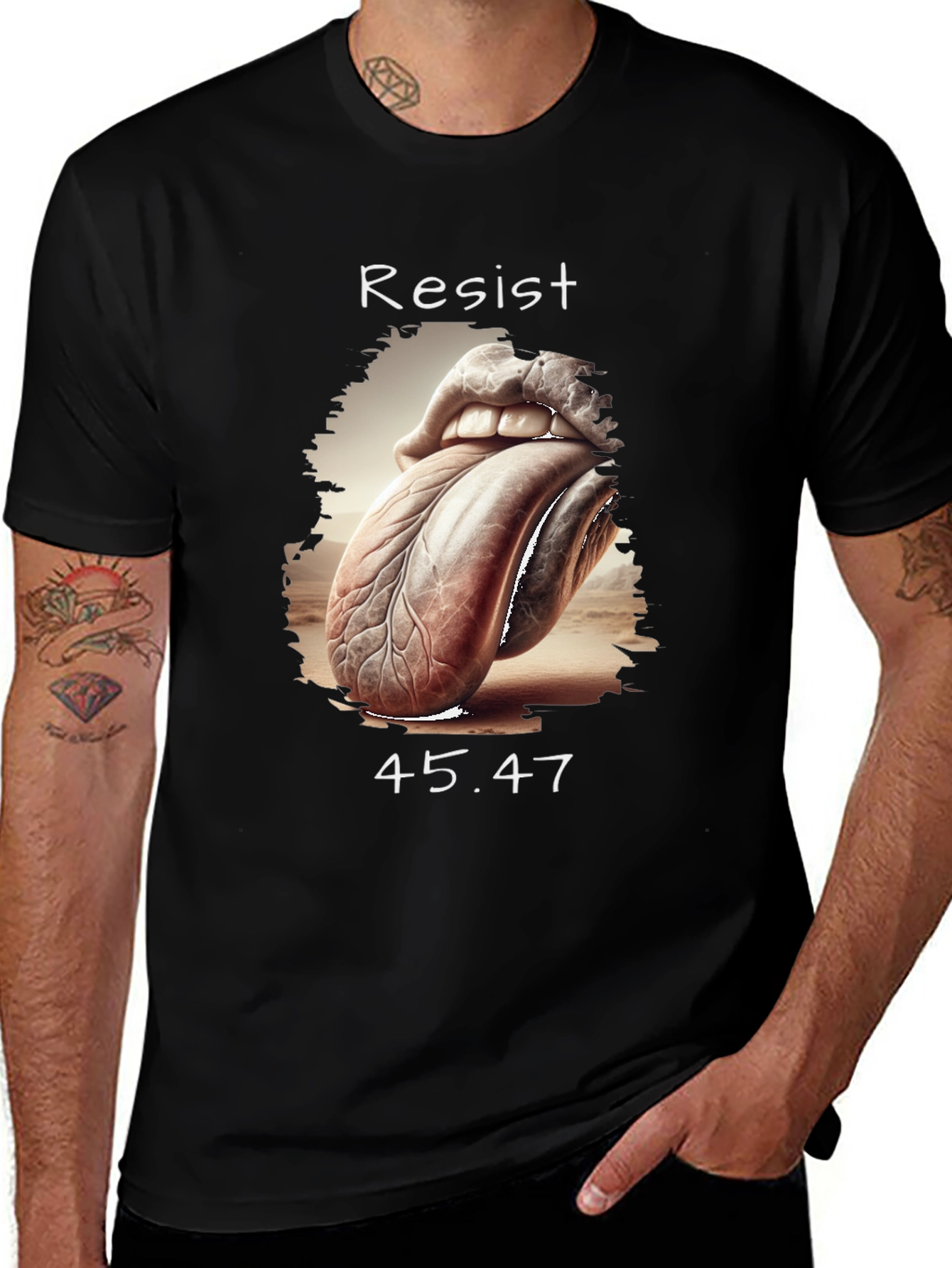 Resist 45.47 Graphic Tee