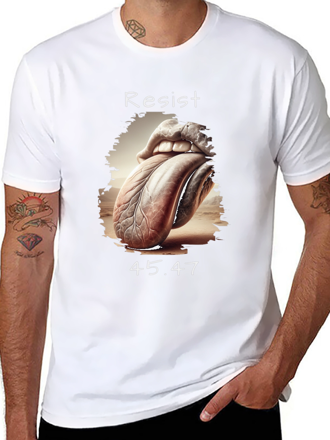 Resist 45.47 Graphic Tee